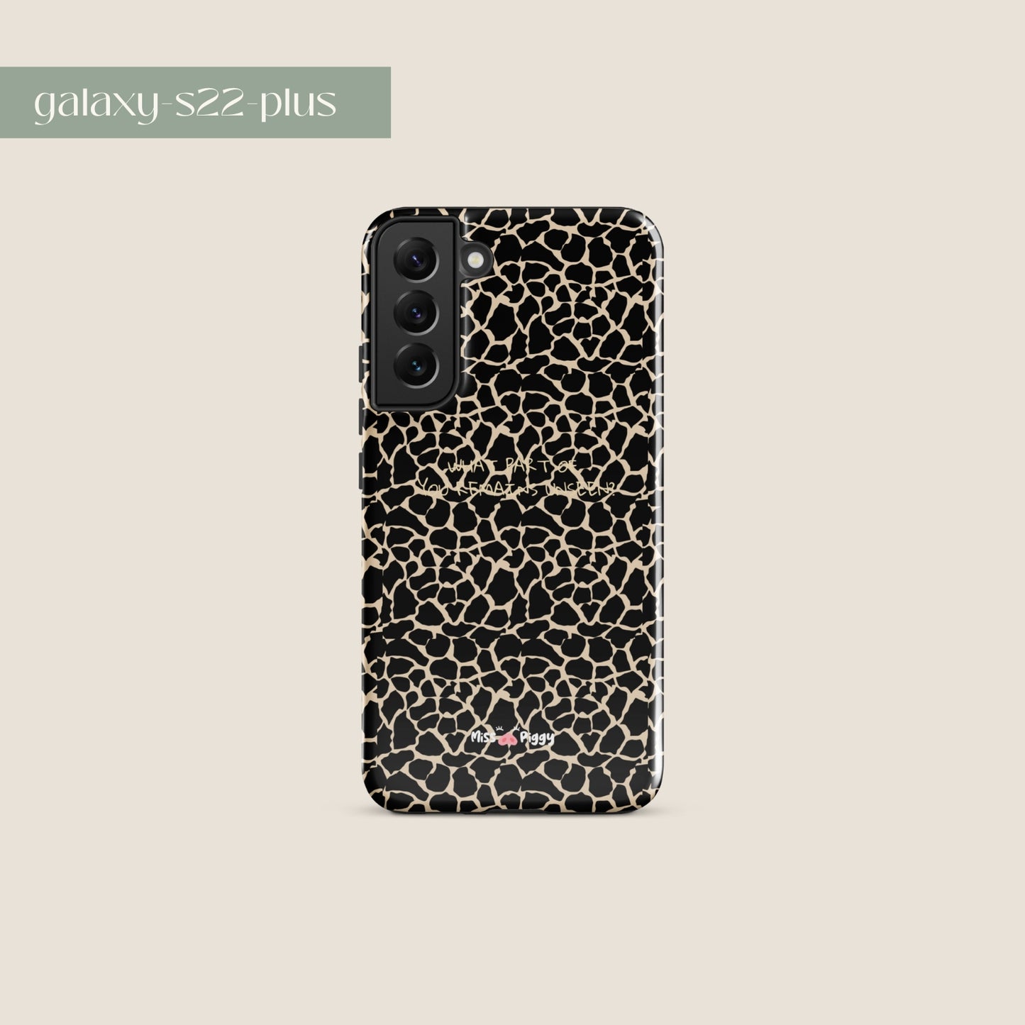 UNSEEN phone case by Miss Piggy – design for Samsung, part of Soulwear capsule