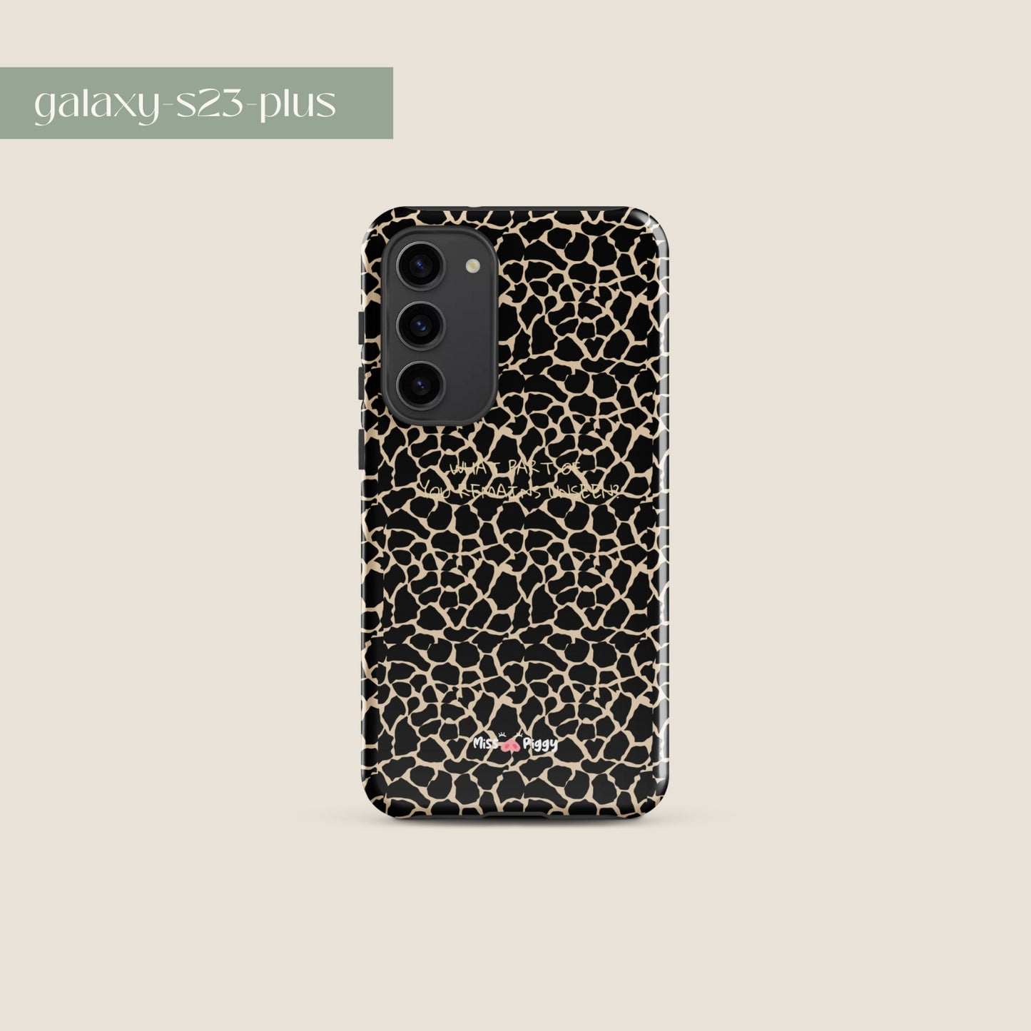 UNSEEN phone case by Miss Piggy – design for Samsung, part of Soulwear capsule