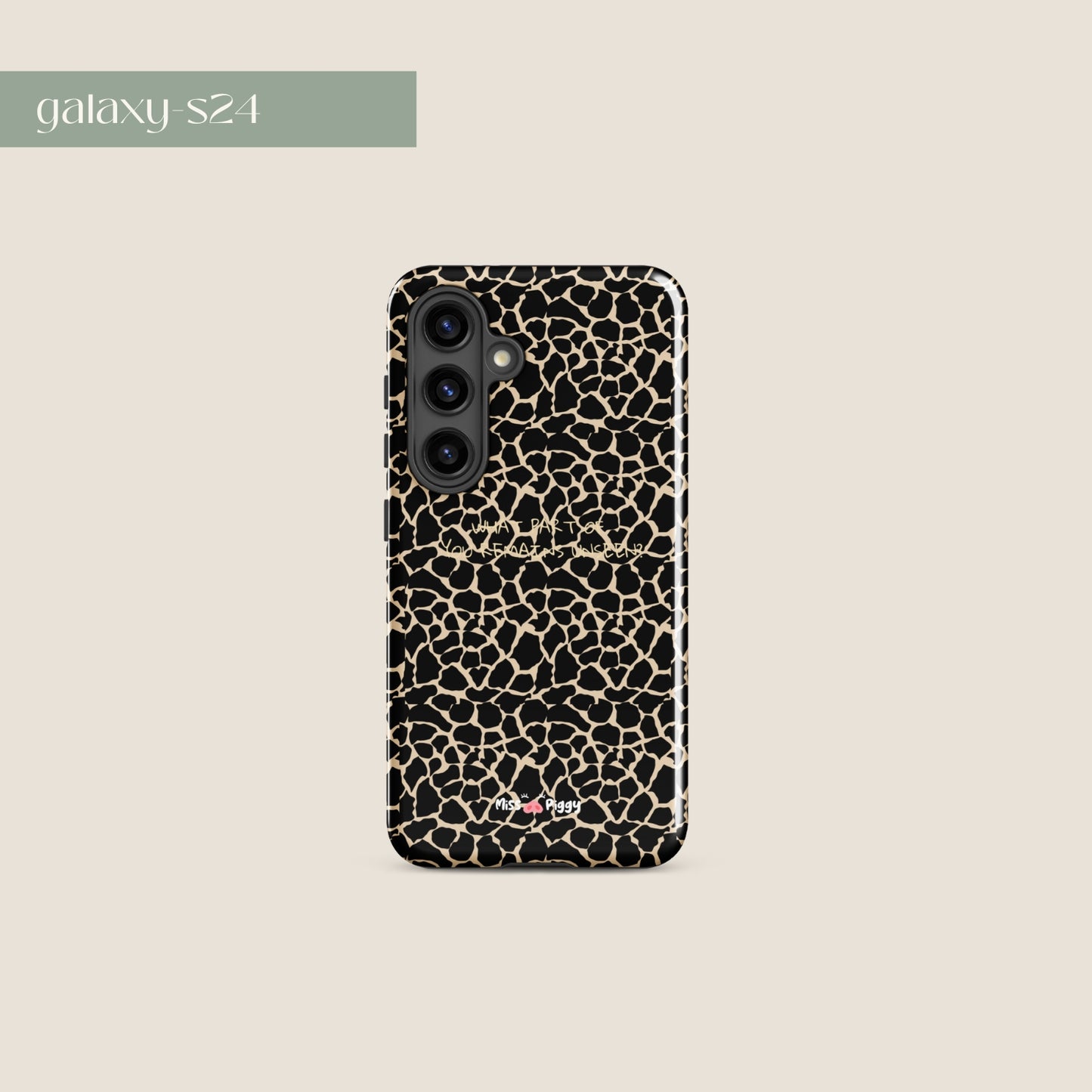 UNSEEN phone case by Miss Piggy – design for Samsung, part of Soulwear capsule