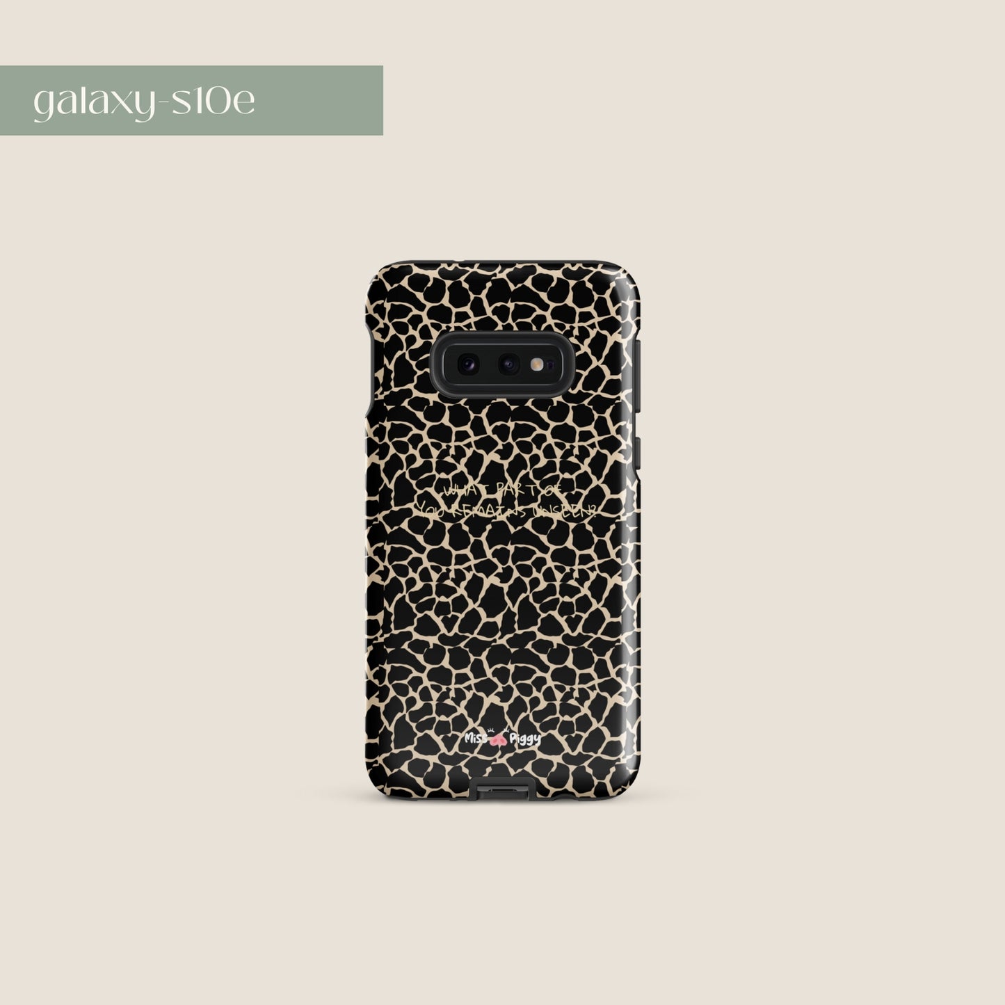 UNSEEN phone case by Miss Piggy – design for Samsung, part of Soulwear capsule