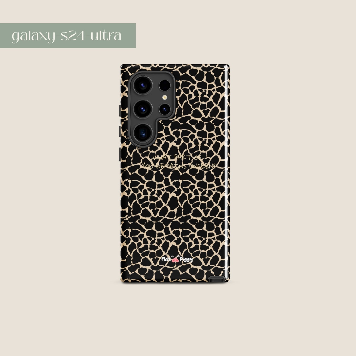 UNSEEN phone case by Miss Piggy – design for Samsung, part of Soulwear capsule