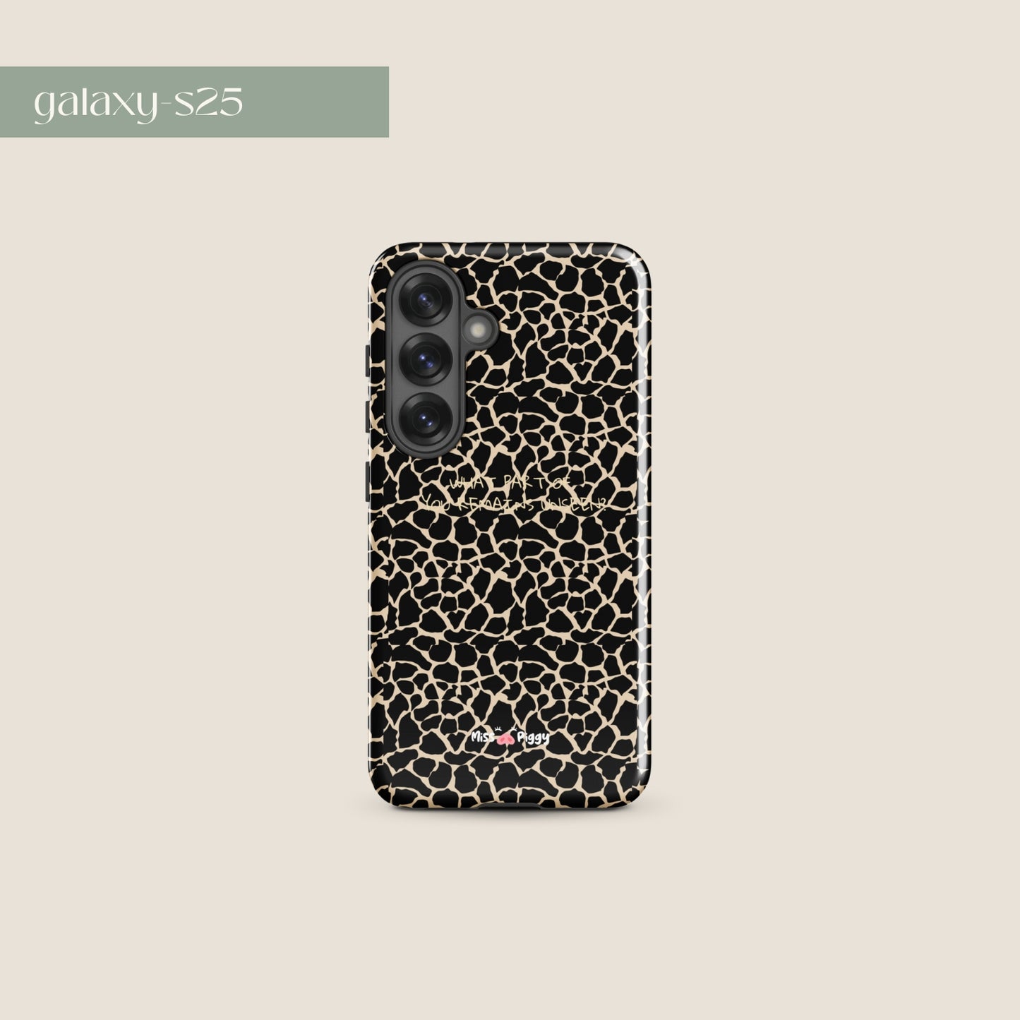 UNSEEN phone case by Miss Piggy – design for Samsung, part of Soulwear capsule