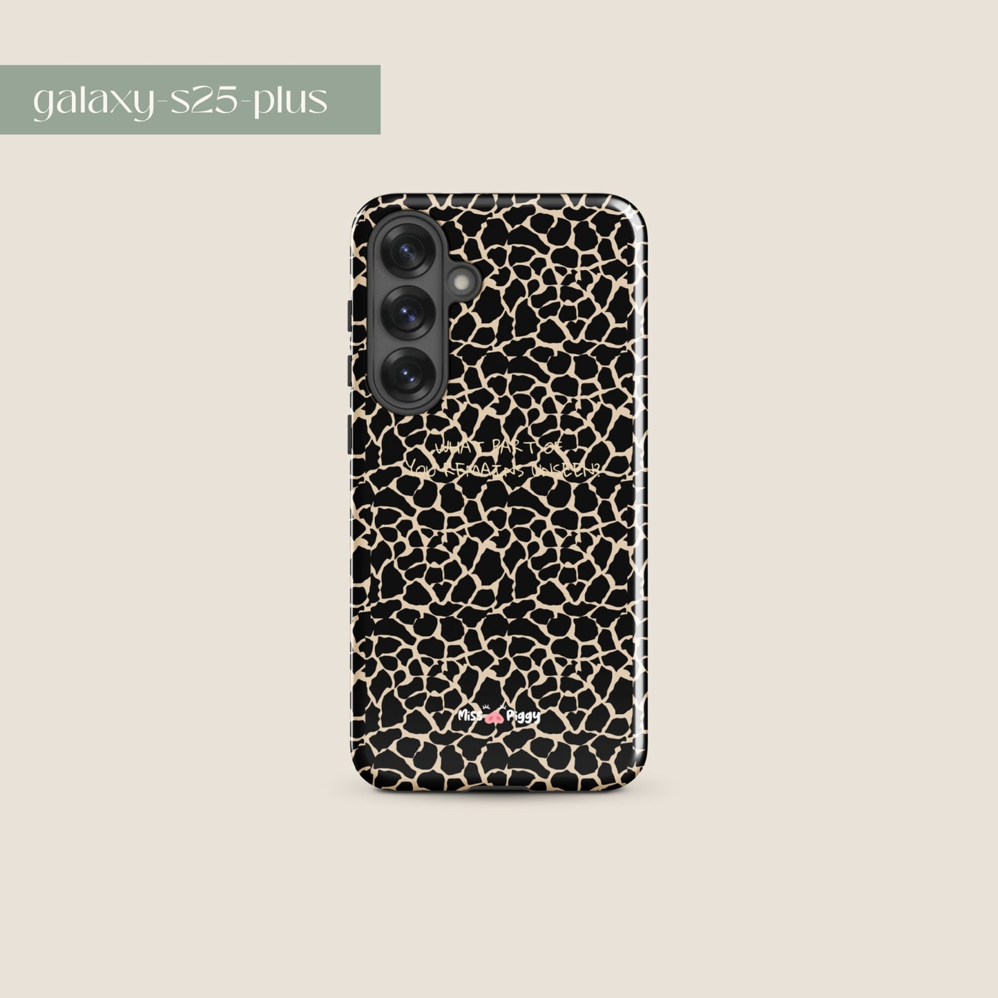 UNSEEN phone case by Miss Piggy – design for Samsung, part of Soulwear capsule
