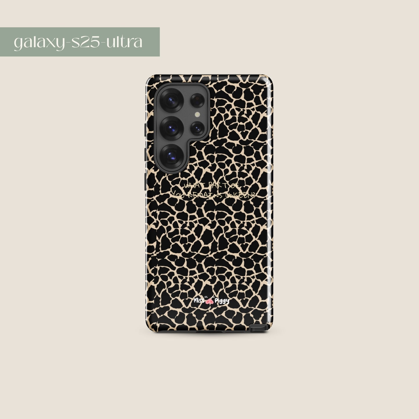 UNSEEN phone case by Miss Piggy – design for Samsung, part of Soulwear capsule