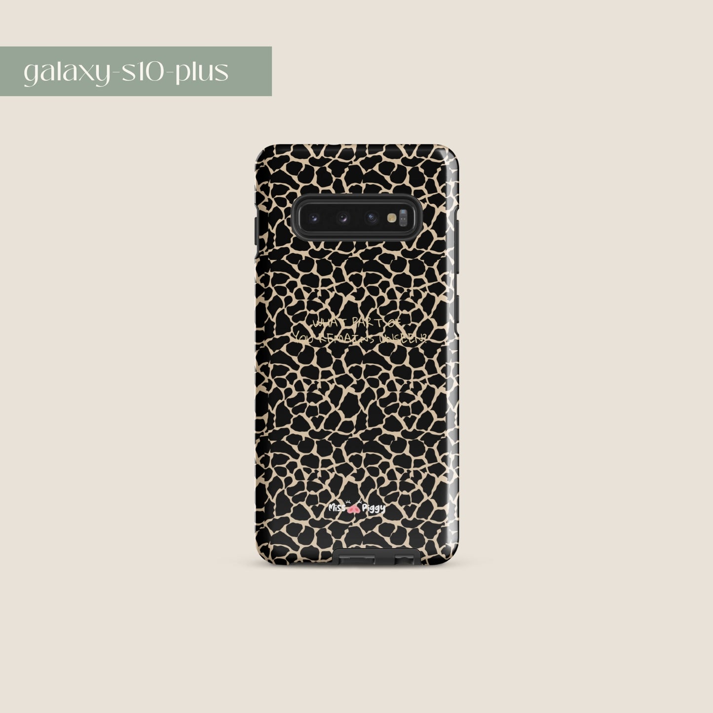 UNSEEN phone case by Miss Piggy – design for Samsung, part of Soulwear capsule