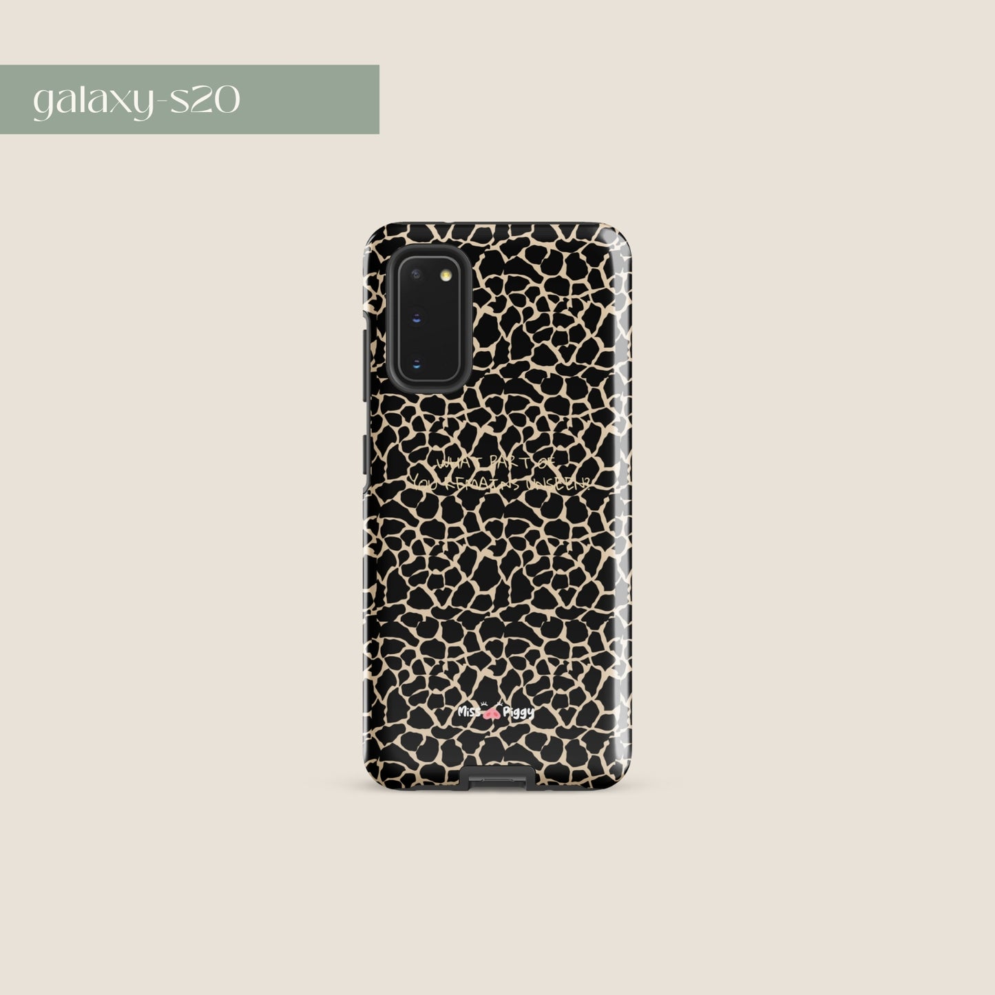 UNSEEN phone case by Miss Piggy – design for Samsung, part of Soulwear capsule