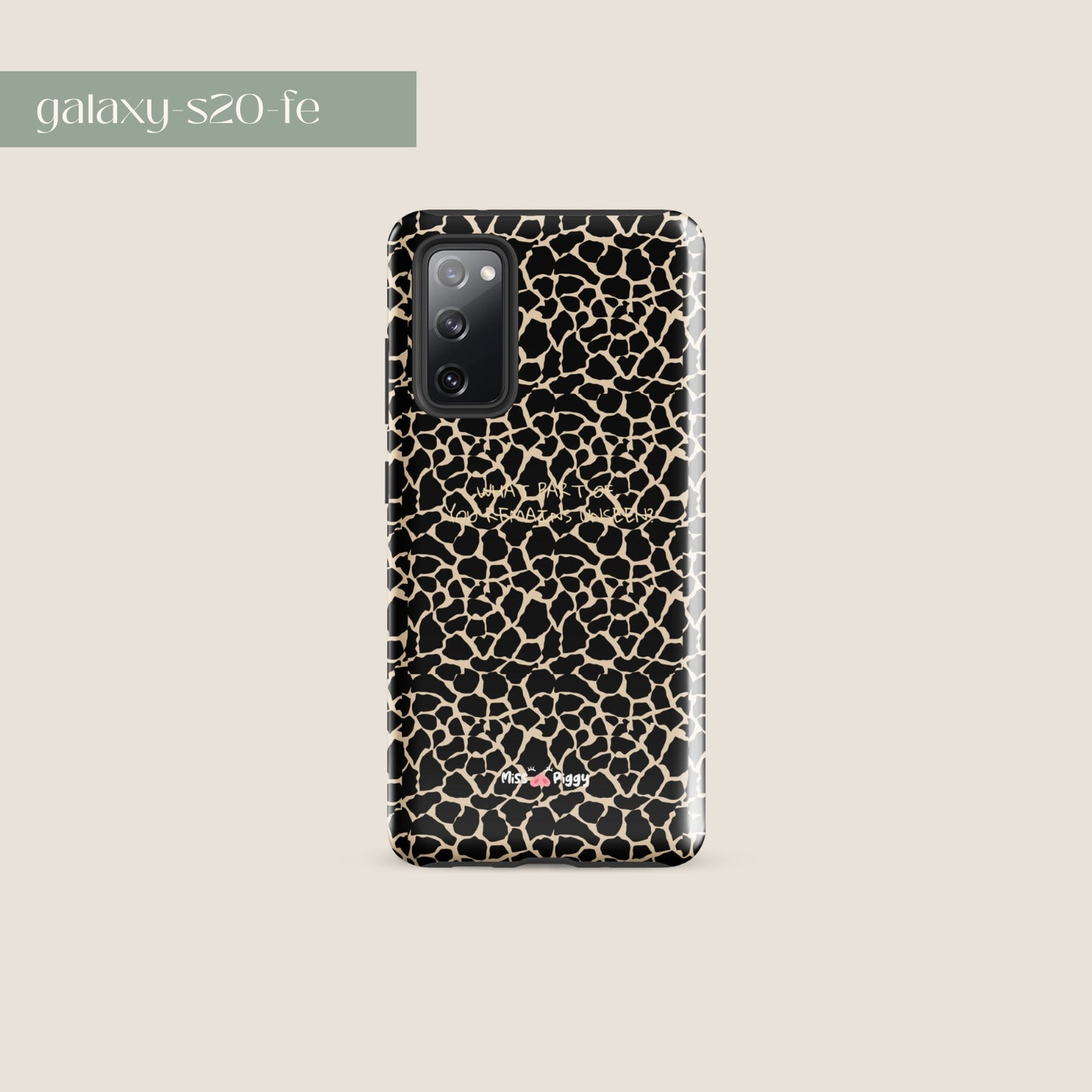 UNSEEN phone case by Miss Piggy – design for Samsung, part of Soulwear capsule