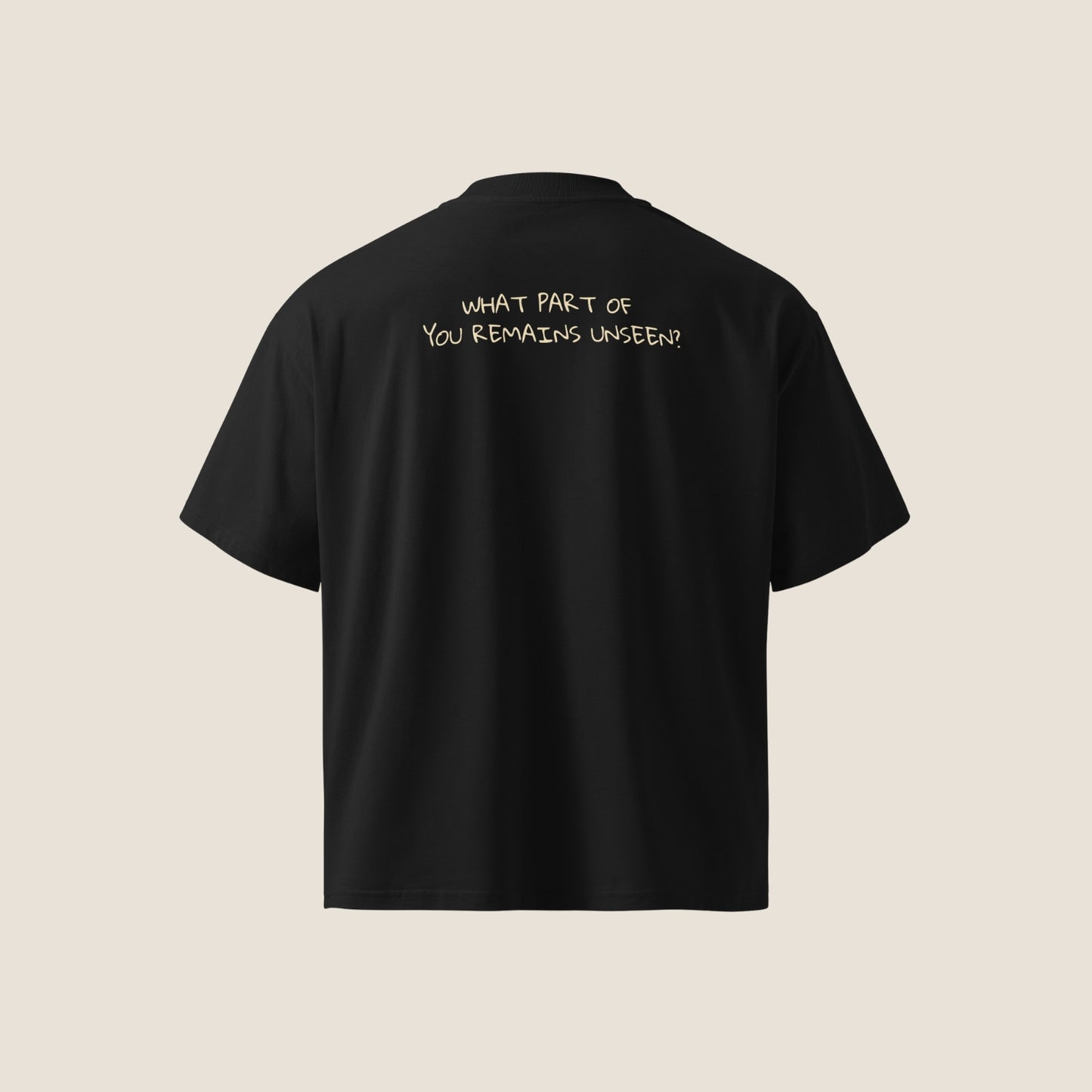 UNSEEN oversized organic t-shirt by Miss Piggy – Soulwear tee in black