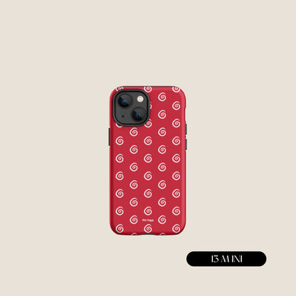 RED SWIRL iPhone® Tough Case