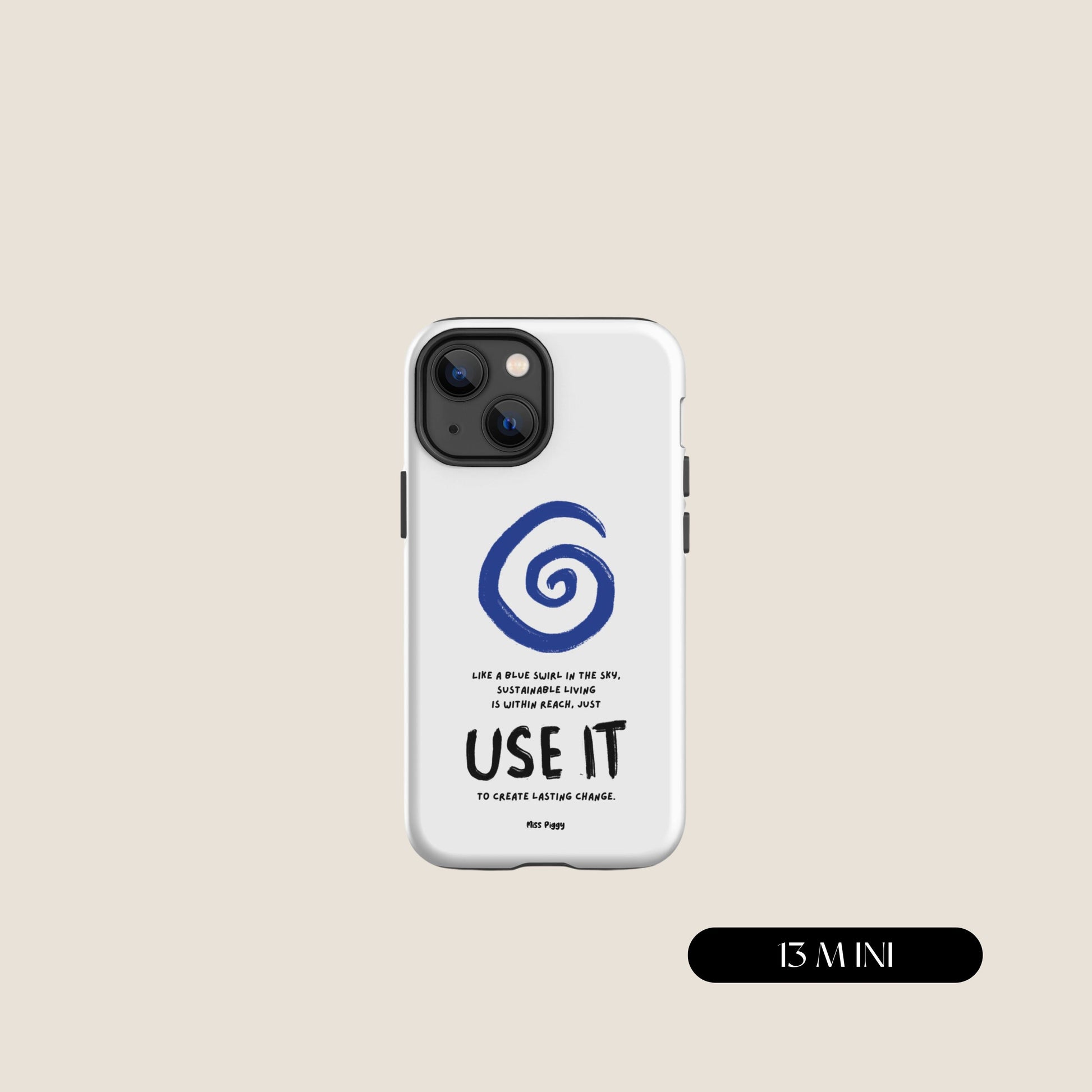 WHITE SWIRL iPhone® Tough Case