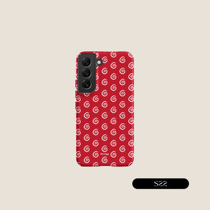 RED SWIRL Samsung® Tough Case