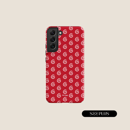 RED SWIRL Samsung® Tough Case