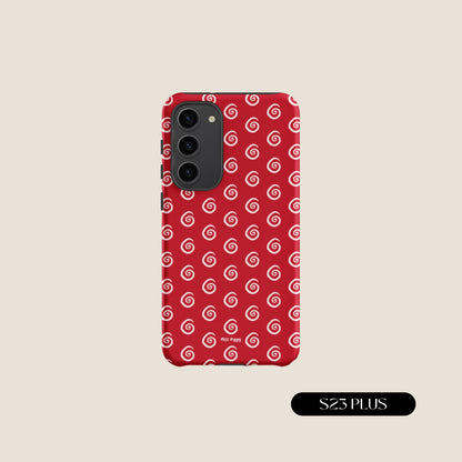 RED SWIRL Samsung® Tough Case