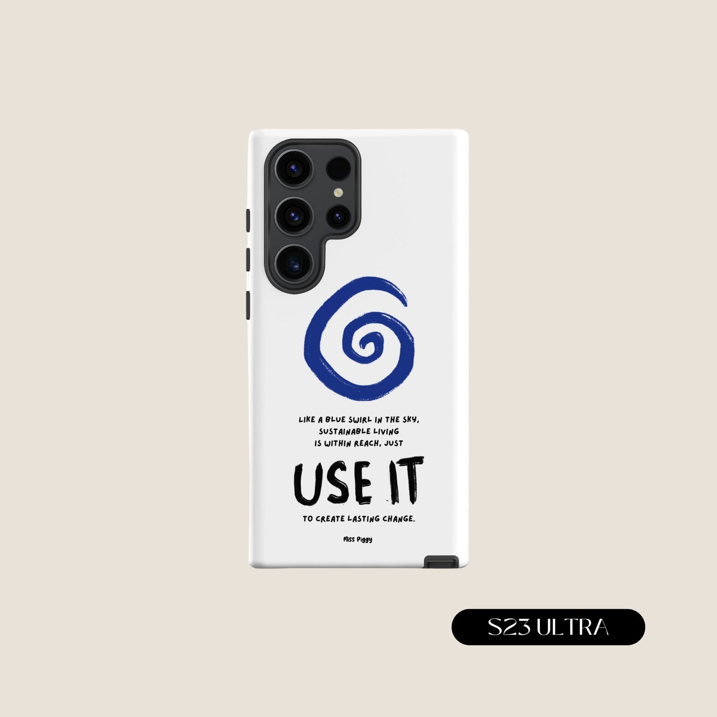 WHITE SWIRL Samsung® Tough Case