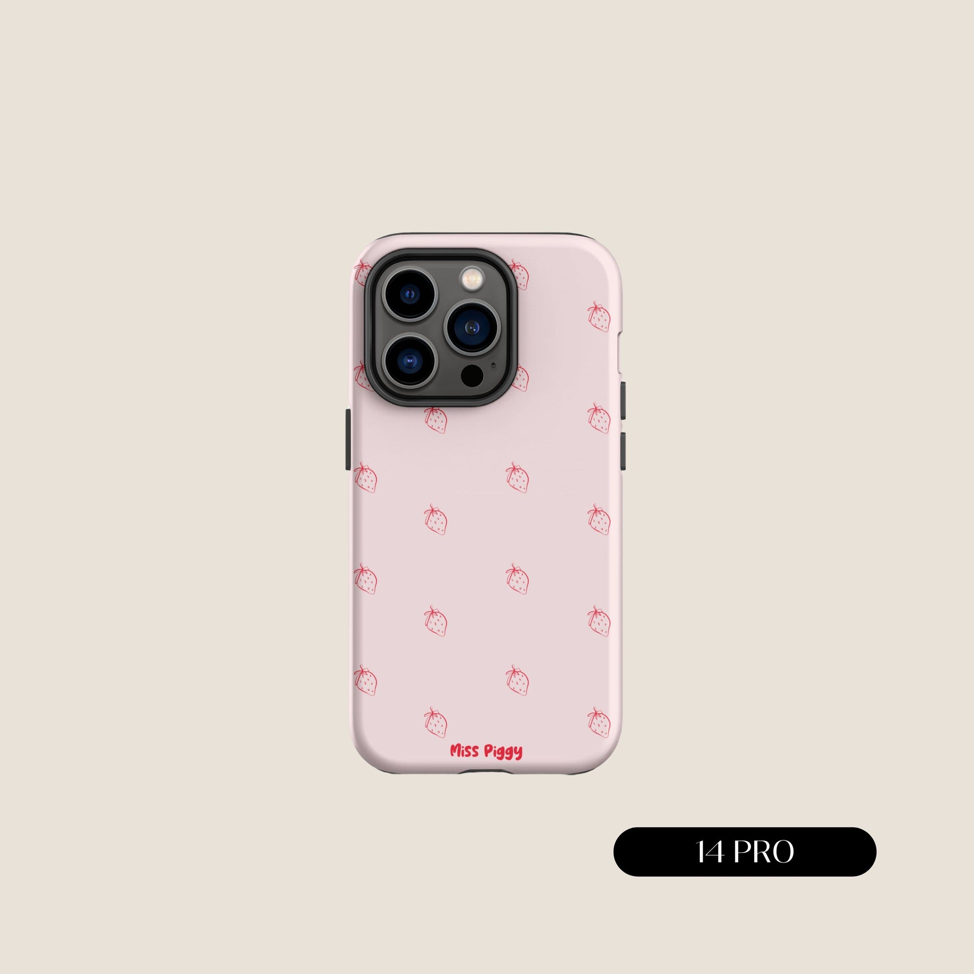 PINK STRAWBERRY iPhone® Tough Case