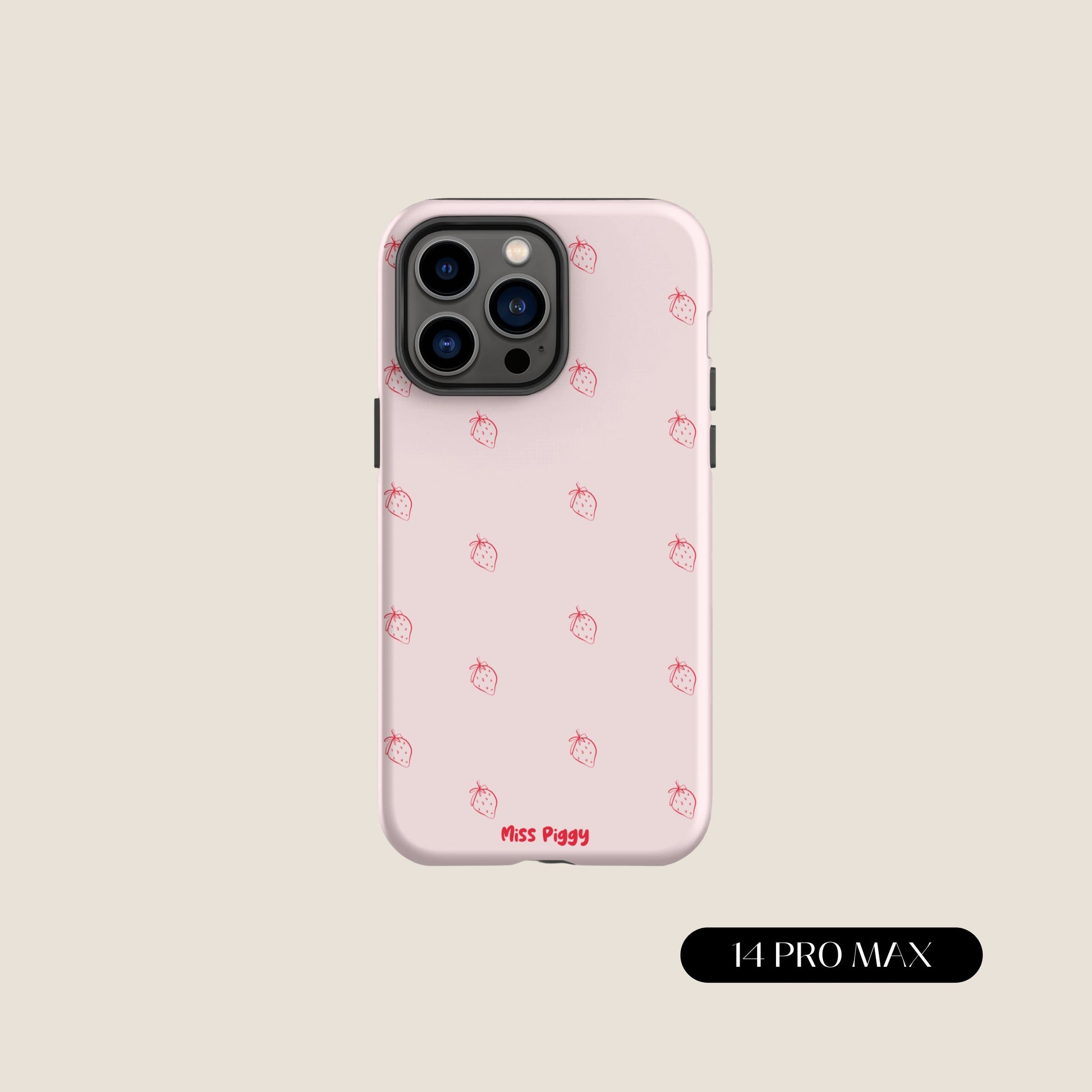 PINK STRAWBERRY iPhone® Tough Case