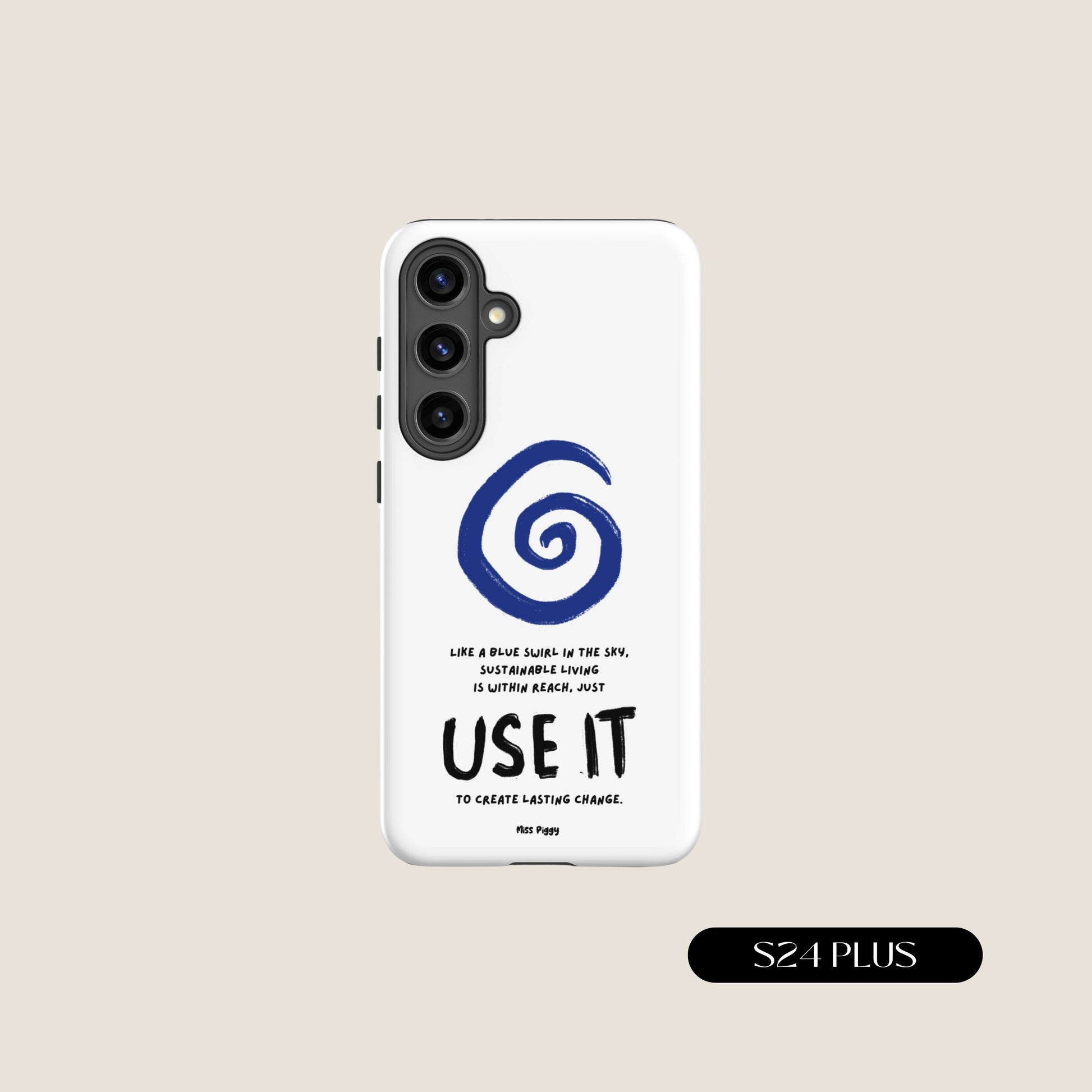 WHITE SWIRL Samsung® Tough Case