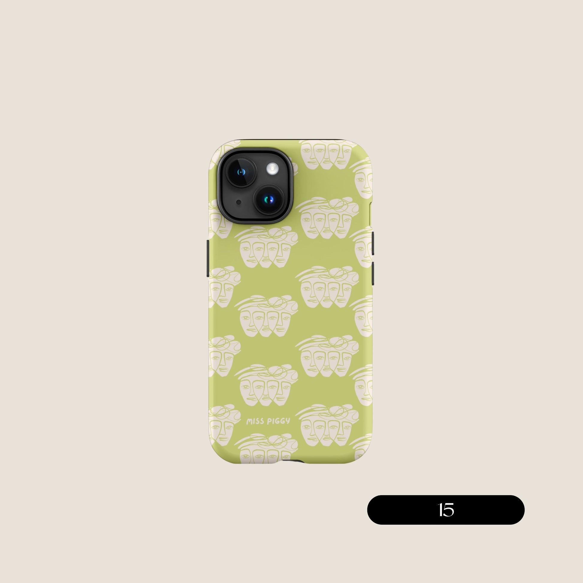 GREEN FACES iPhone® Tough Case