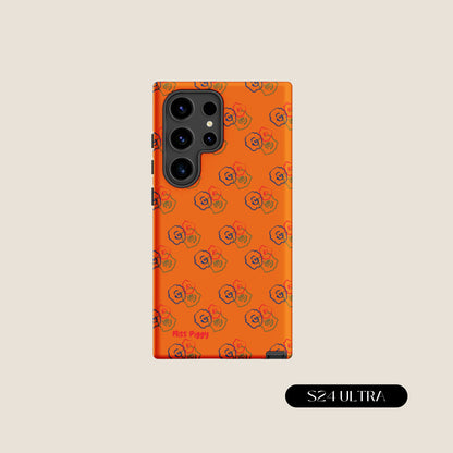 ORANGE FLOWERS Samsung® Tough Case