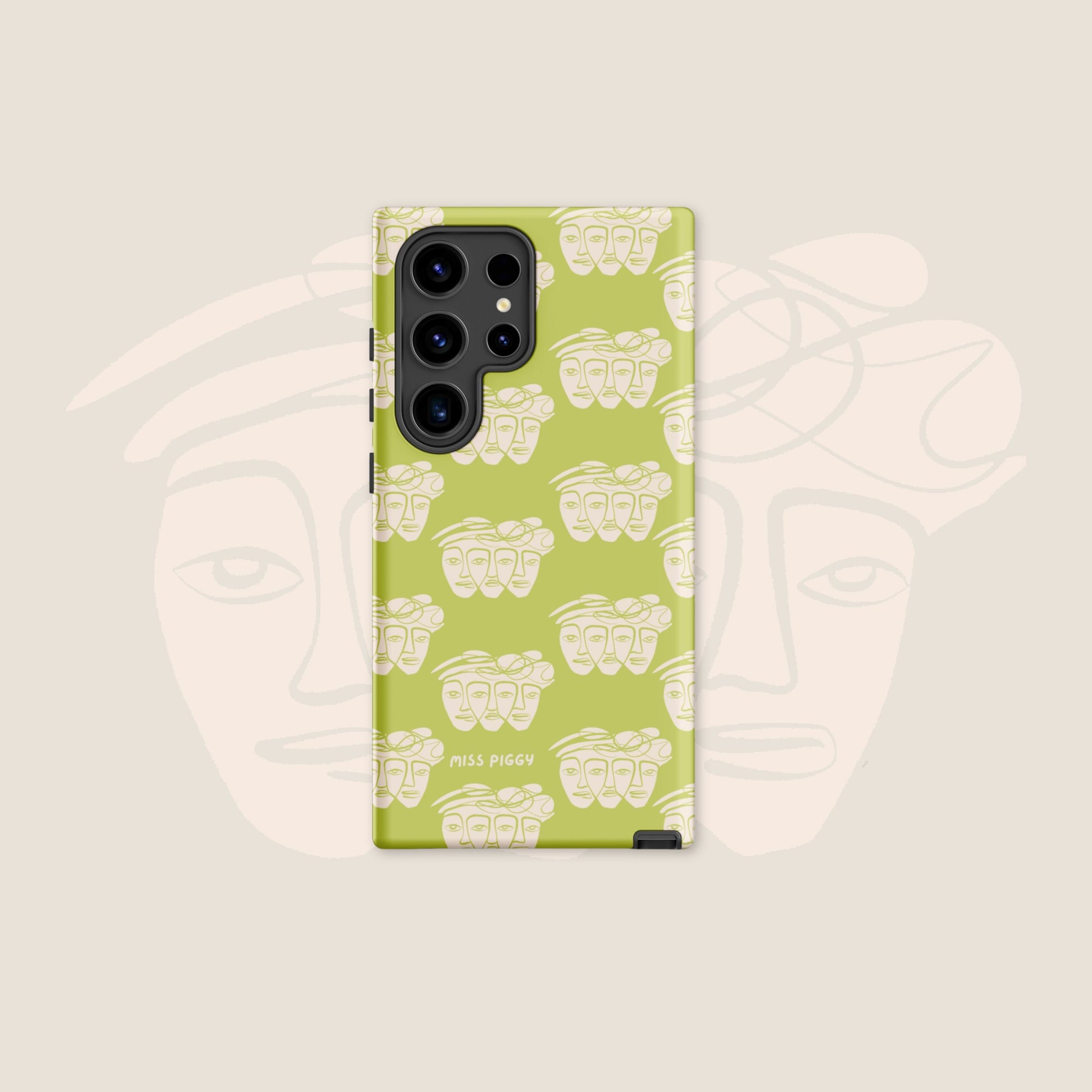 GREEN FACES iPhone® Tough Case