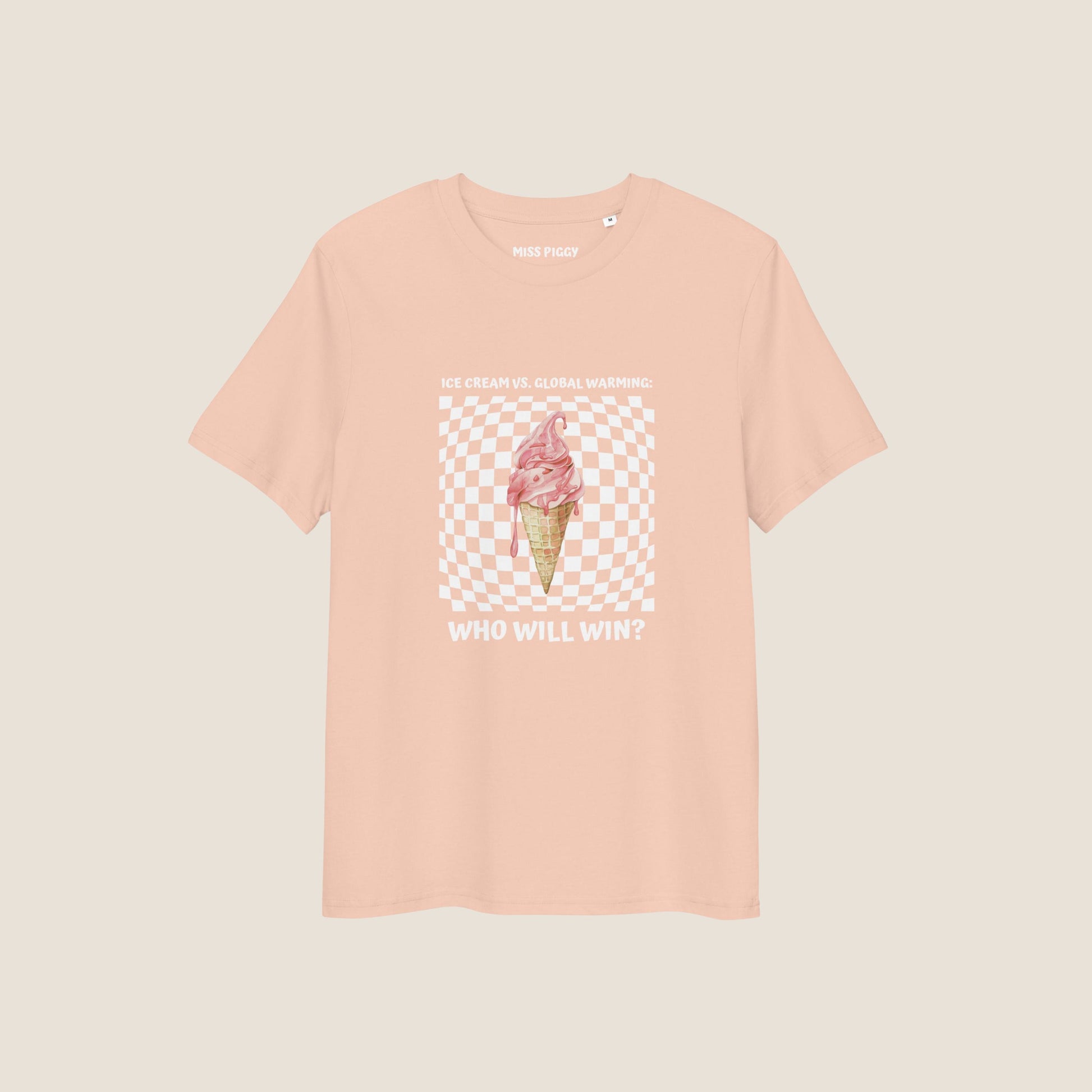 PEACH ICE CREAM Organic T-shirt