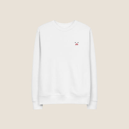 WHITE MISS PIGGY Logo Organic Sweater