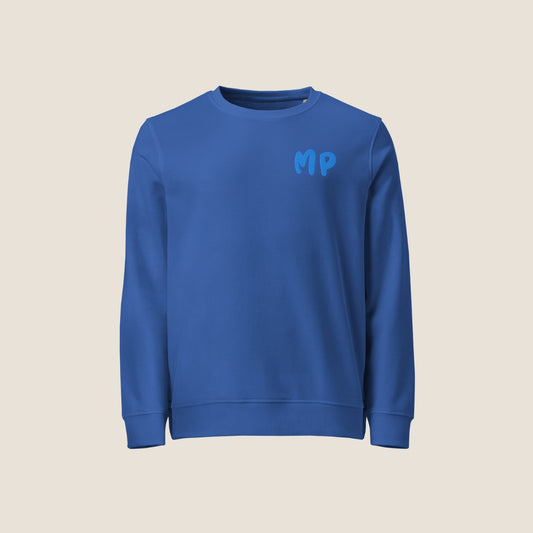 MONOGRAM Royal Blue Organic Sweater