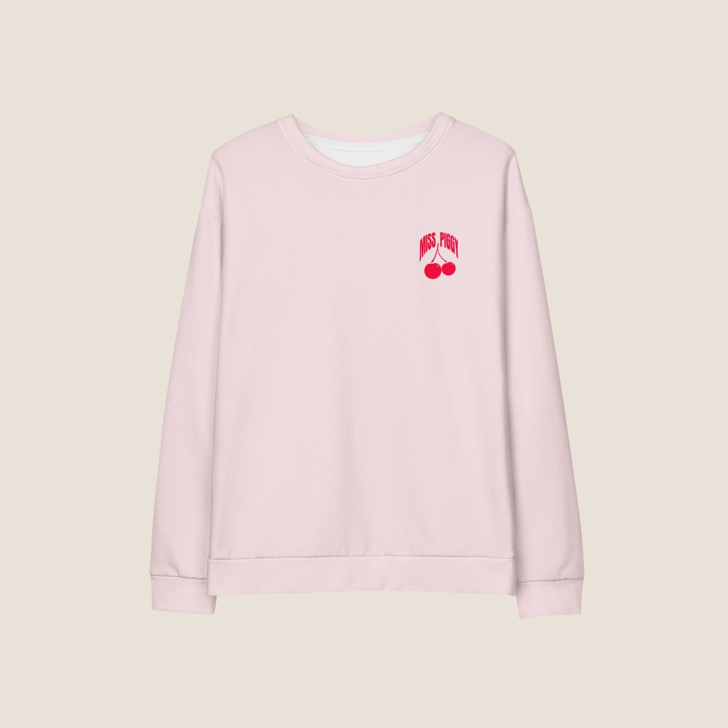 CHERRY recycled sweater pink red