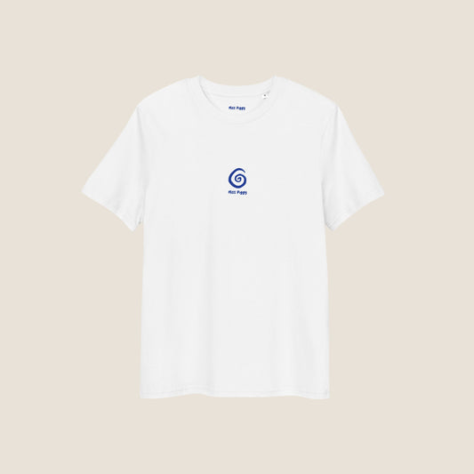 WHITE SWIRL Organic T-shirt