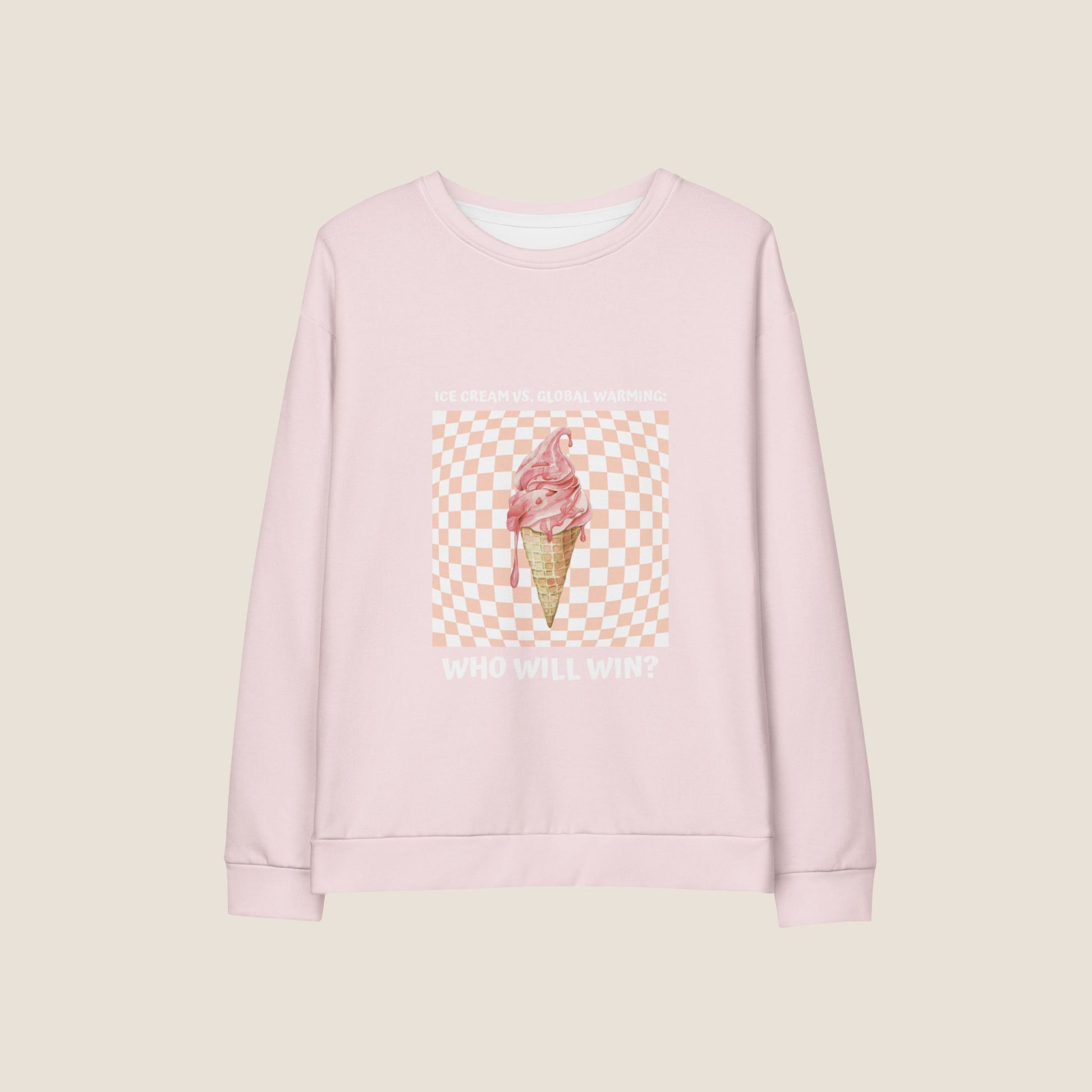 PINK ICE CREAM Recycled Sweater