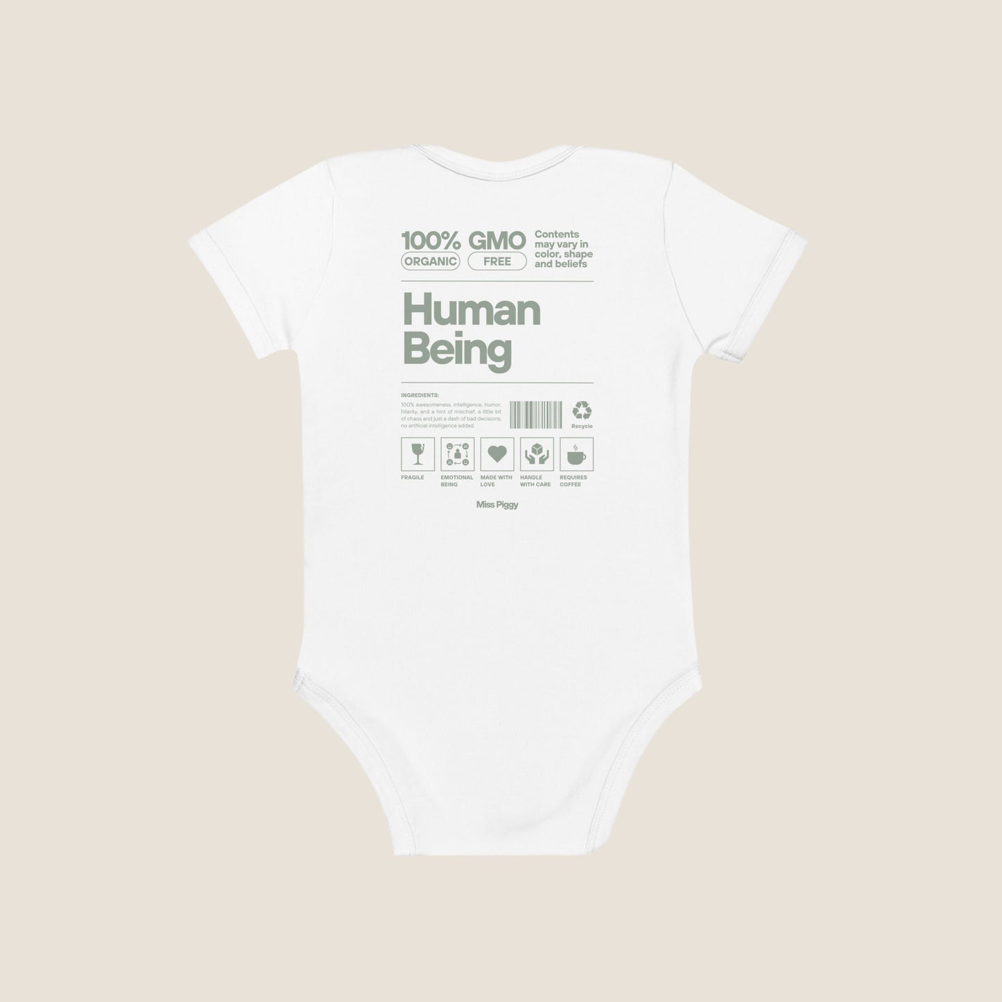 HUMAN BEING Baby Organic Body