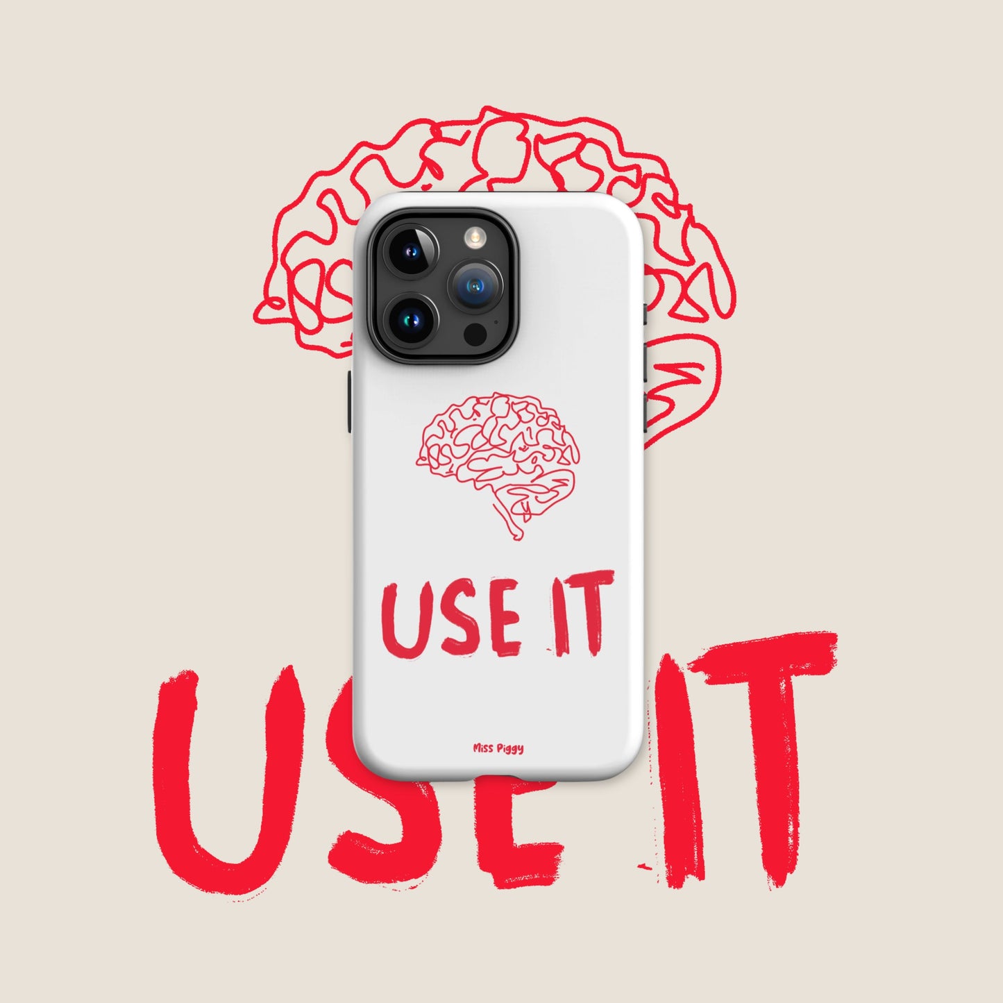 WHITE BRAIN iPhone® Tough Case