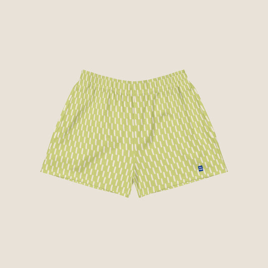 GREEN LINES Recycled Shorts