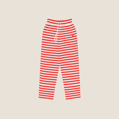 PINK STRIPES Recycled Wide Joggers