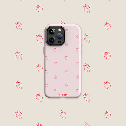 PINK STRAWBERRY iPhone® Tough Case