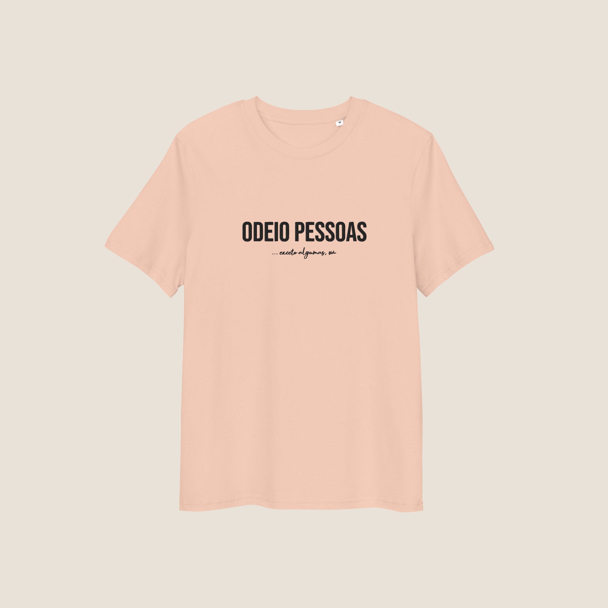 PEACH ODEIO PESSOAS (ALGUMAS) Organic T-shirt