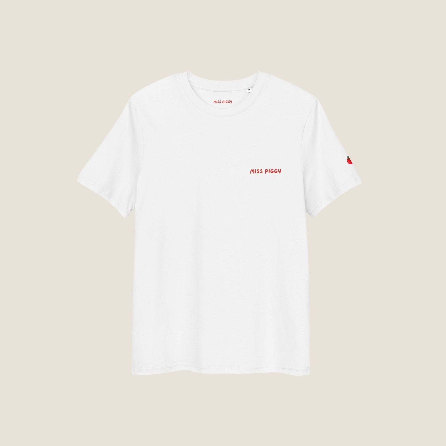 WHITE POMODORO Organic T-shirt