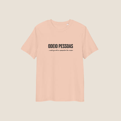 PEACH ODEIO PESSOAS (MUSICA) Organic T-shirt