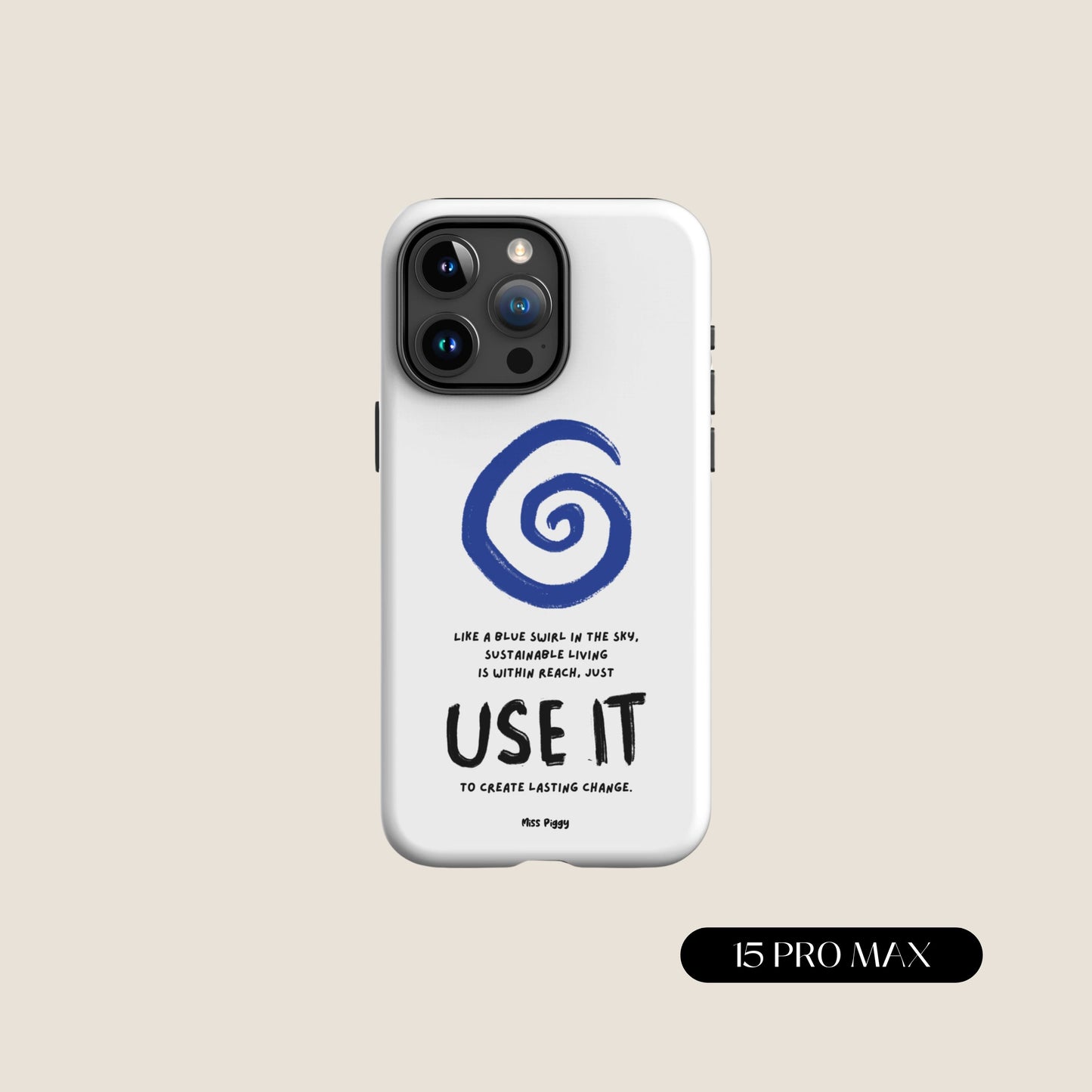 WHITE SWIRL iPhone® Tough Case