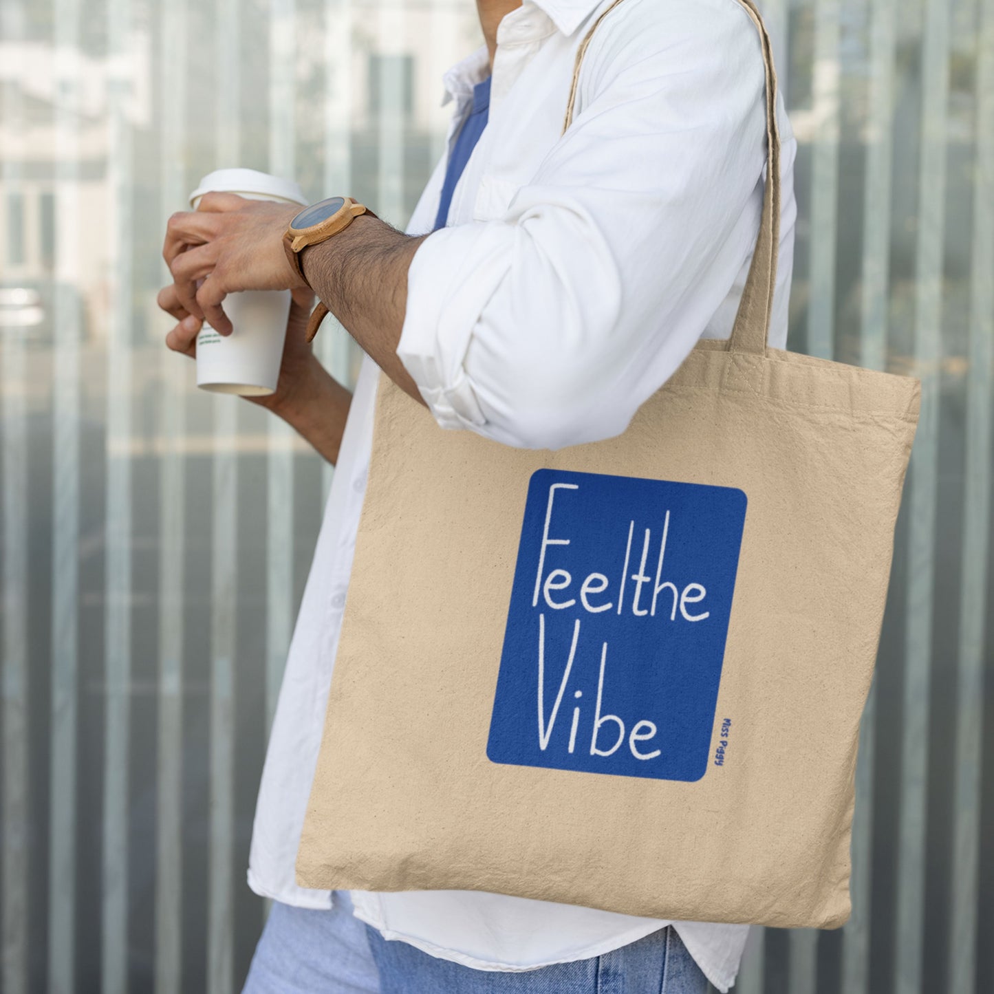 BLUE VIBE Organic Tote