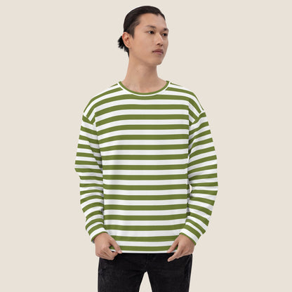 GREEN STRIPES Recycled Sweater