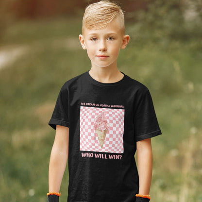 BLACK ICE CREAM Kids Organic T-shirt