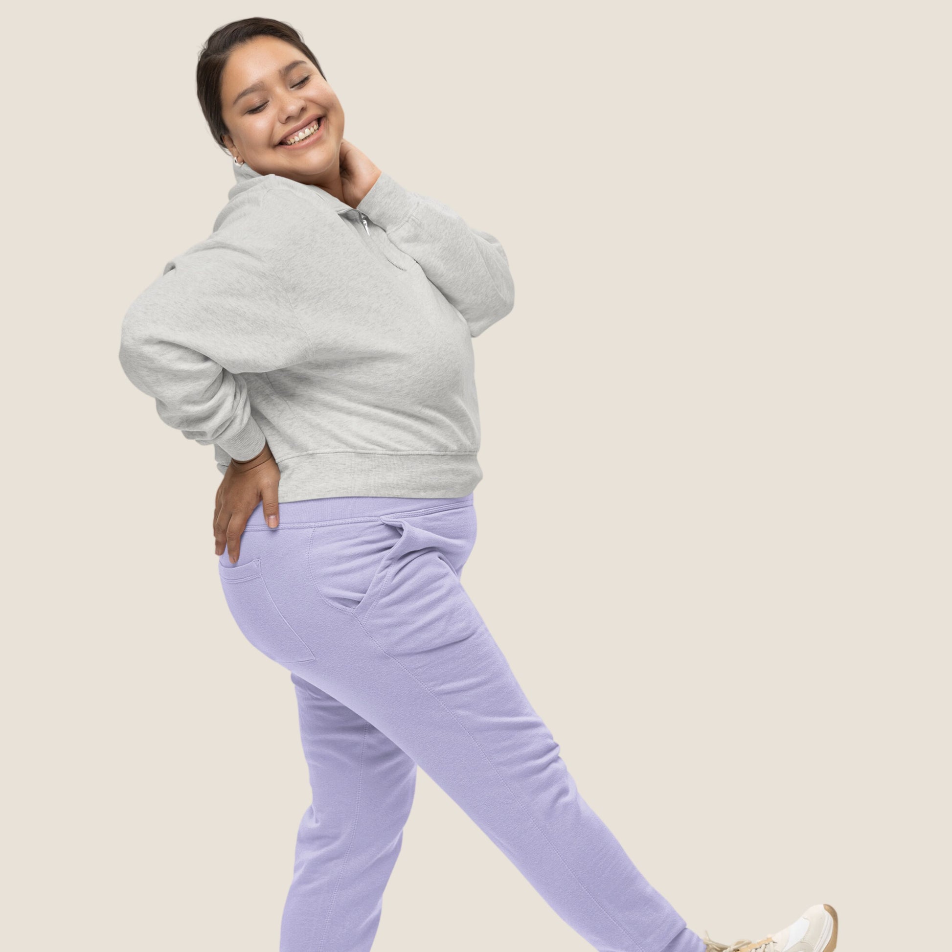 LAVENDER GREEN GLAM Recycled Woman Jogger