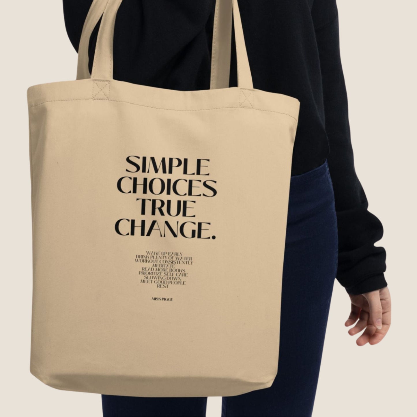 SIMPLE CHOICES Organic Tote