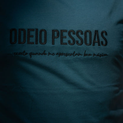 BLUE ODEIO PESSOAS (MUSICA) Organic T-shirt