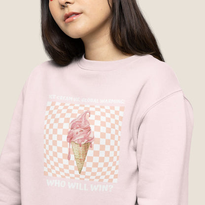 PINK ICE CREAM Recycled Sweater