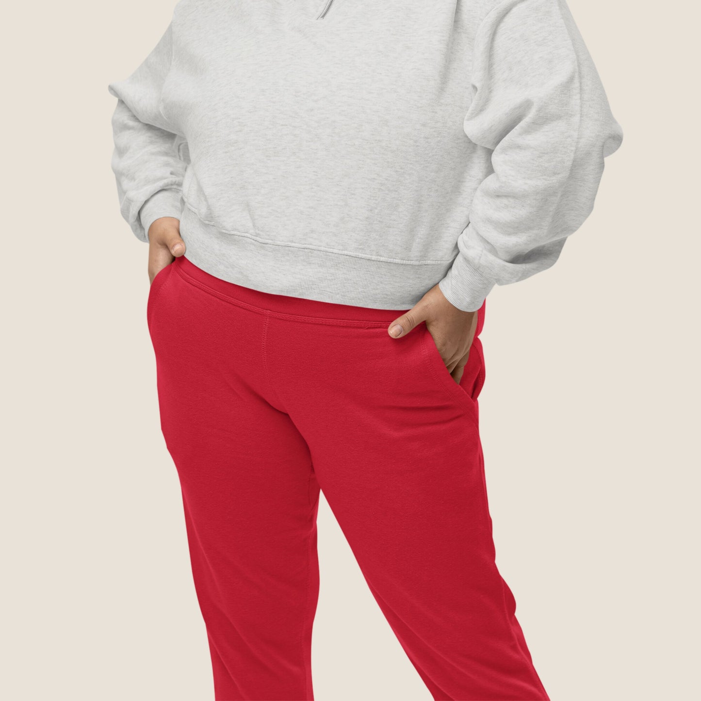 RED GREEN GLAM Recycled Woman Jogger