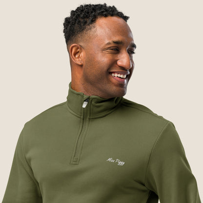 Recycled Fresh Olive Quarter Zip