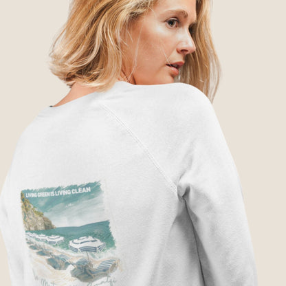 WHITE AMALFI Organic Sweater