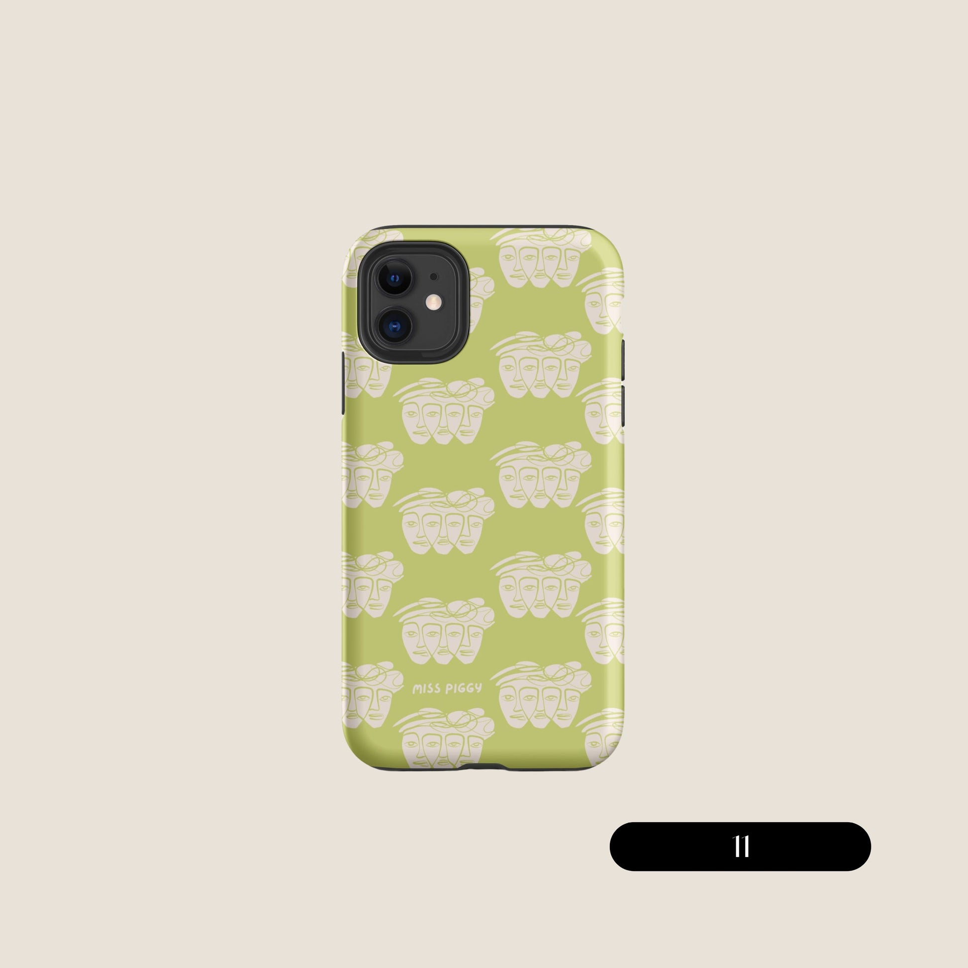 GREEN FACES iPhone® Tough Case